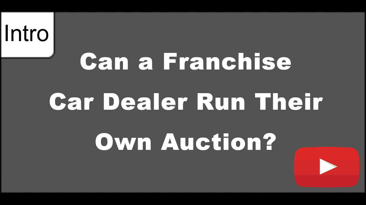 Can a car dealer run their own sealed bid auction?
