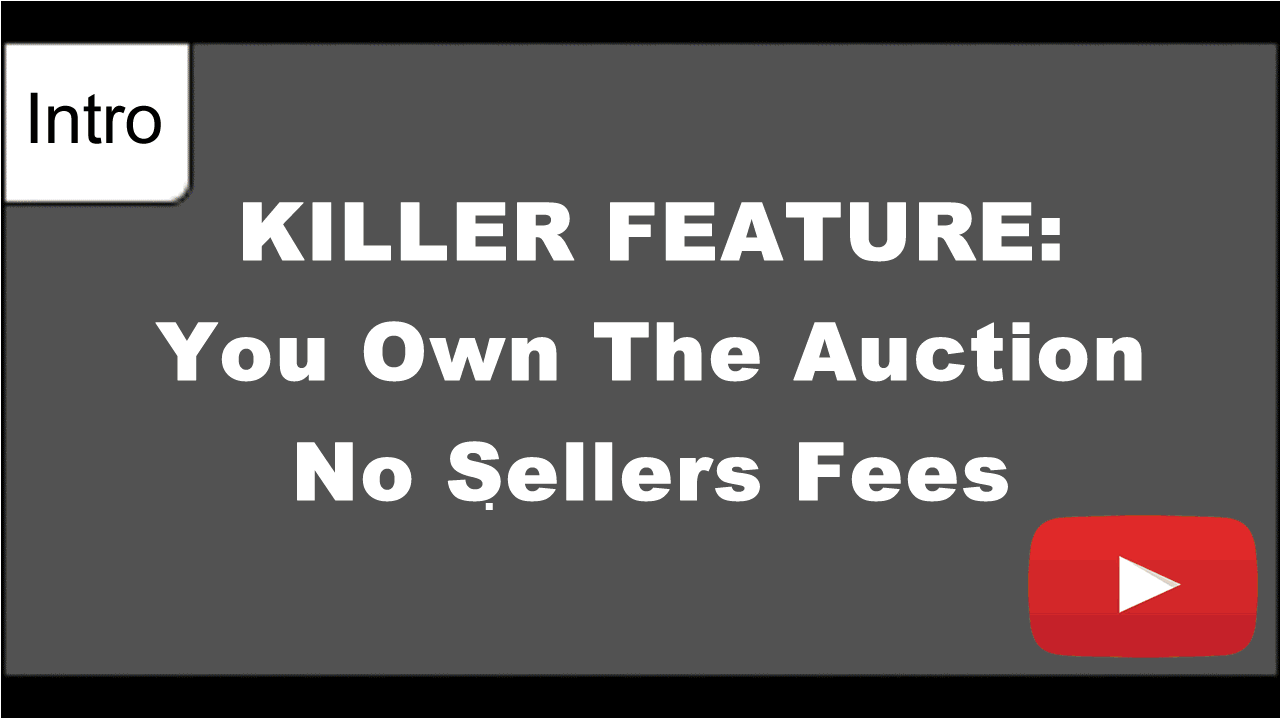 Killer feature of auction simplified, you own the auction